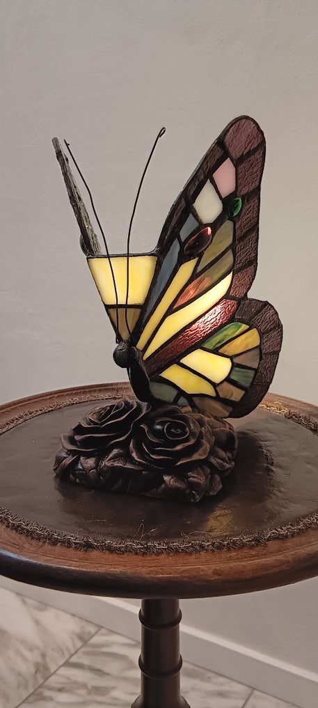 燈 - Tiffany风格蝴蝶 - 树脂 - 玻璃 #3.2