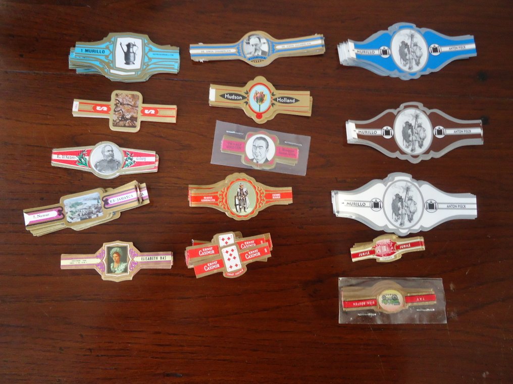 Θεματική συλλογή - sigarenbandjes 225 ολόκληρες σειρές από διάφορα εμπορικά σήματα σε καλή κατάσταση #1.0