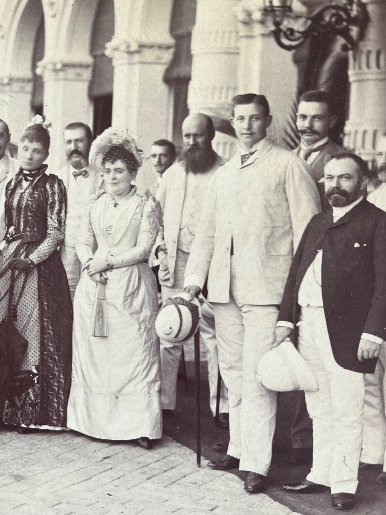 Talbot - Rare Russian Czarevitch Nicolas II in Saigon w/ Family #4.3