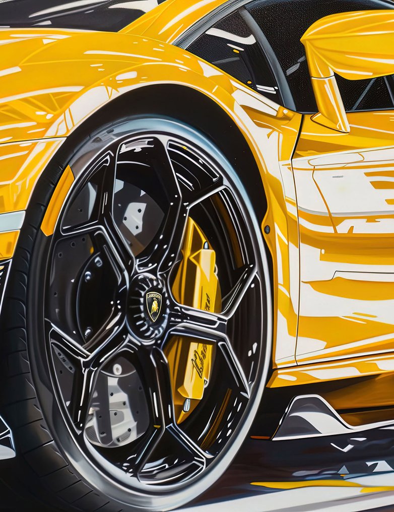 Canvas Fit - Alberto Ricardo - Lamborghini Aventador – “Golden Velocity” #1.0