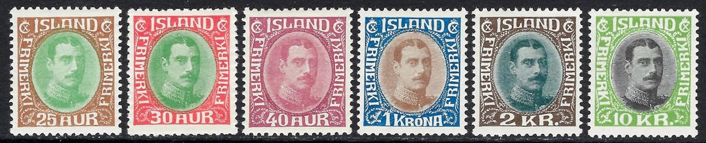 冰岛 1931/34 - Christian X 勋章 - N. 145/153 #2.1