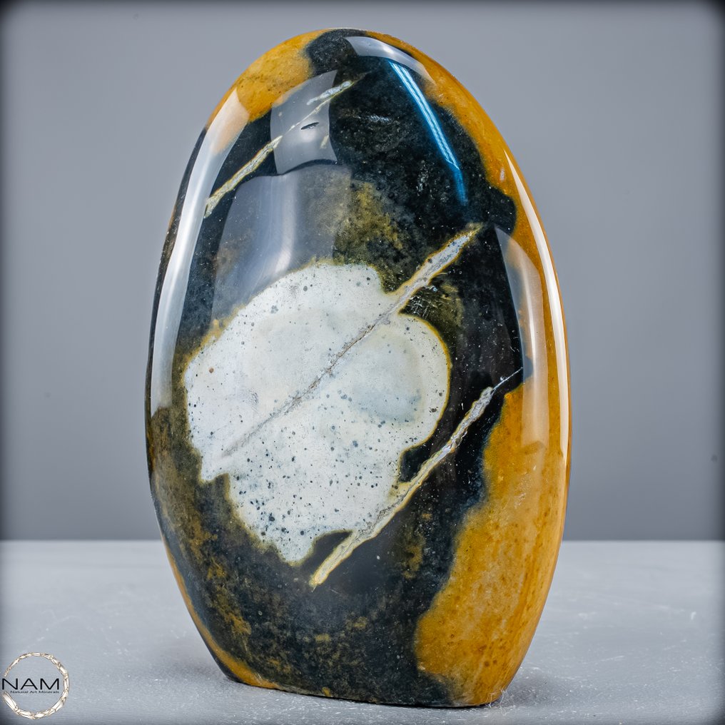 Φυσικός Jasper-Χαλκηδόνιος Ελεύθερη μορφή- 1489.51 g #4.3