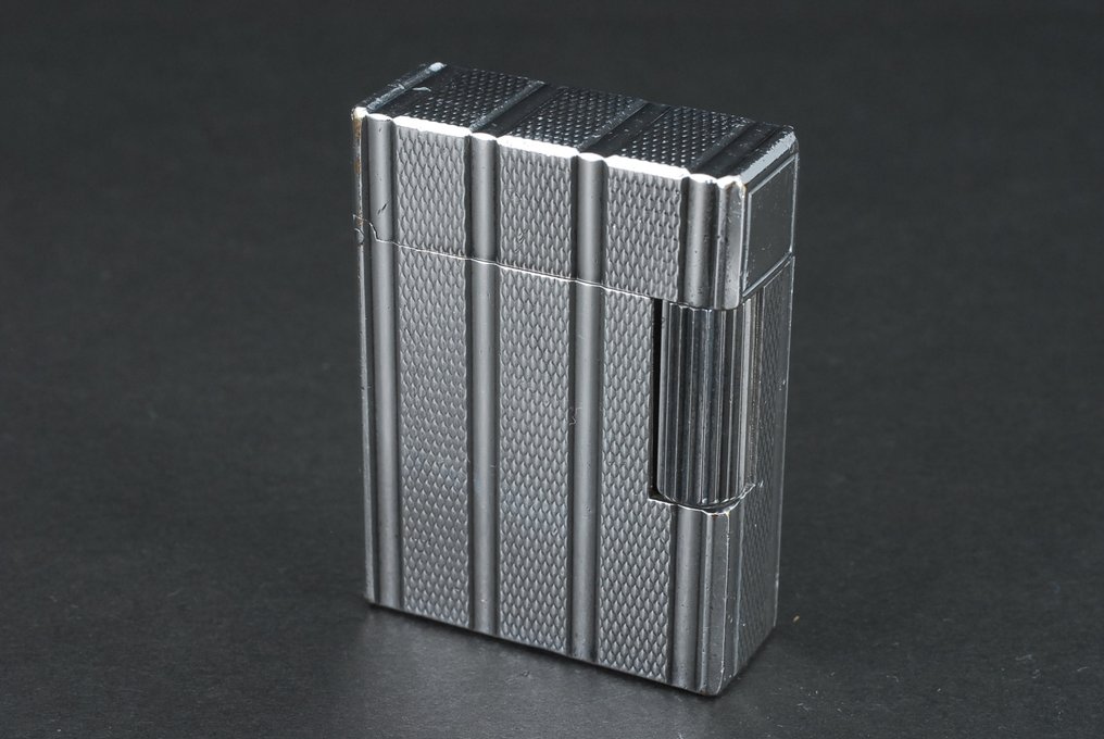 S.T. Dupont - Ligne Line 1 Short Gas Lighter - χωρίς τιμή ασφαλείας - Αναπτήρας τσέπης - Silver plated #1.0