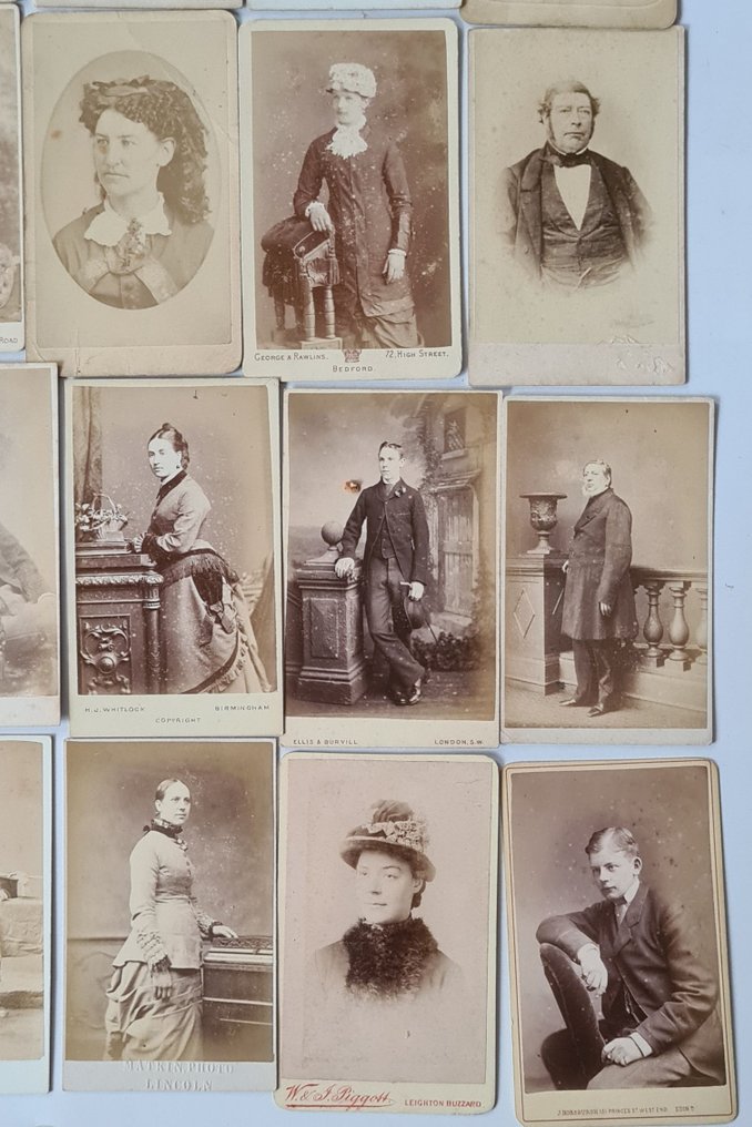 Diverse fotografen - 36 engelse cdv's uit de jaren 1860/70's #2.1