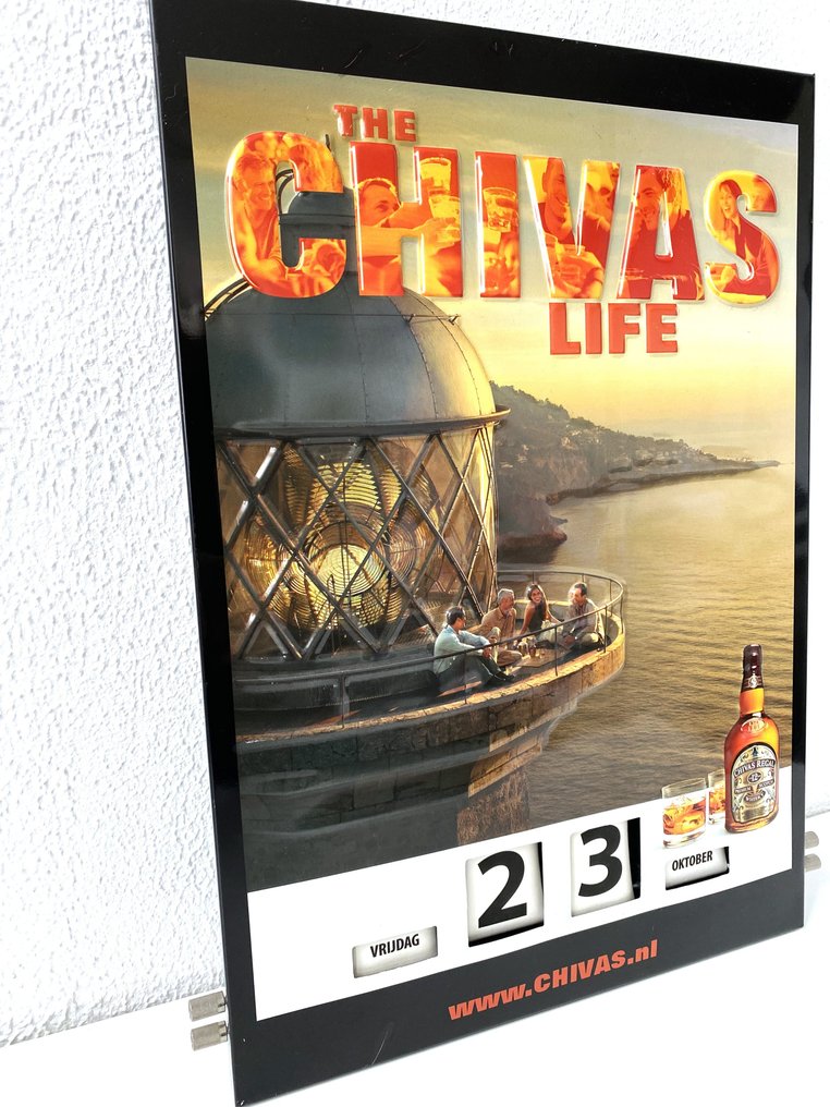 Chivas Regal perpetual calendar - Sign - Metal #1.0