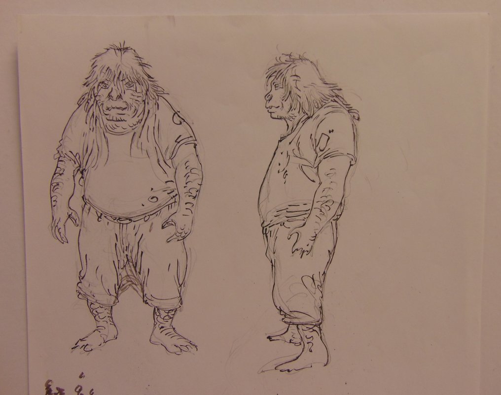 Hermann - 1 Pencil drawing - Jeremiah - Voorstudie in inkt - 2011 #3.2