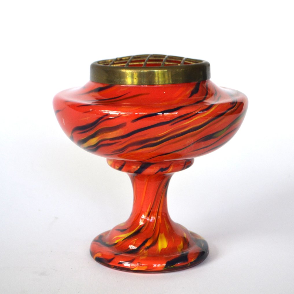 Vase - Glas, Messing #1.0