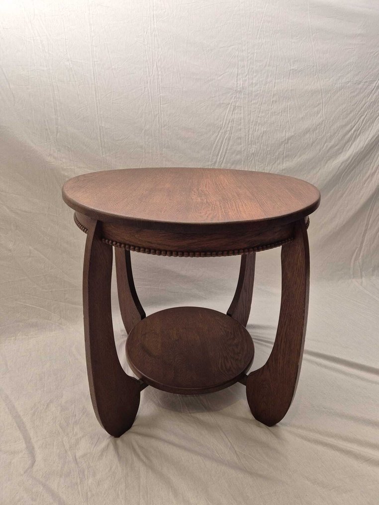 Side table - Side table with lower shelf - Wood #1.0