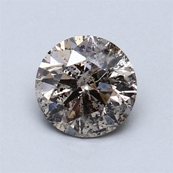 没有保留价 - 1 pcs 钻石  (天然色彩的)  - 0.73 ct - 圆形 - Fancy 棕色 - I2 内含二级 - 国际宝石研究院（IGI） #1.0