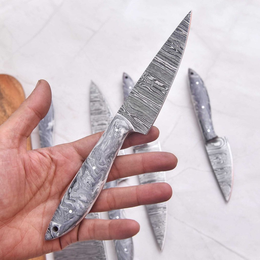 廚刀 - Chef's knife - 树脂和手工折叠钢 - 北美 #4.3