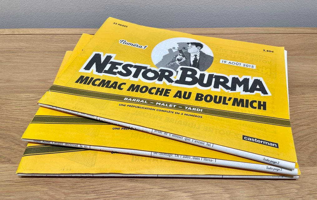 Nestor Burma + l'Etrangleur + Putain de Guerre ! - Journaux de Prépublication - 23x B - 23 magazines - First edition - 2006/2013 #1.0
