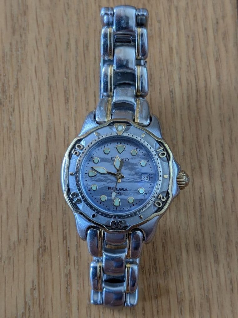 Seiko - SCUBA Diver's Watch - Blue Shell - Water Resistant 200m - No reserve price - 7N85-0070 - Unisex - 1990-1999 #1.0