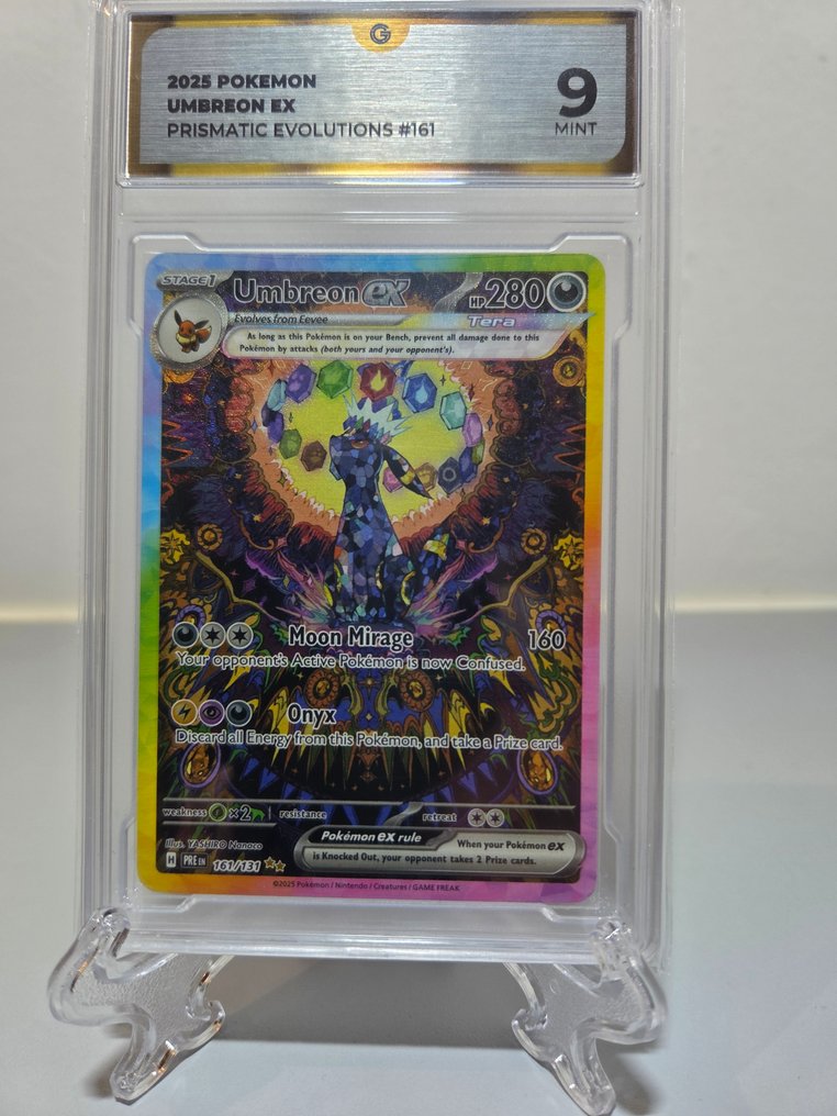 Pokémon - 1 Graded card - Umbreon Μυστική σπάνια - GG 9 #1.0