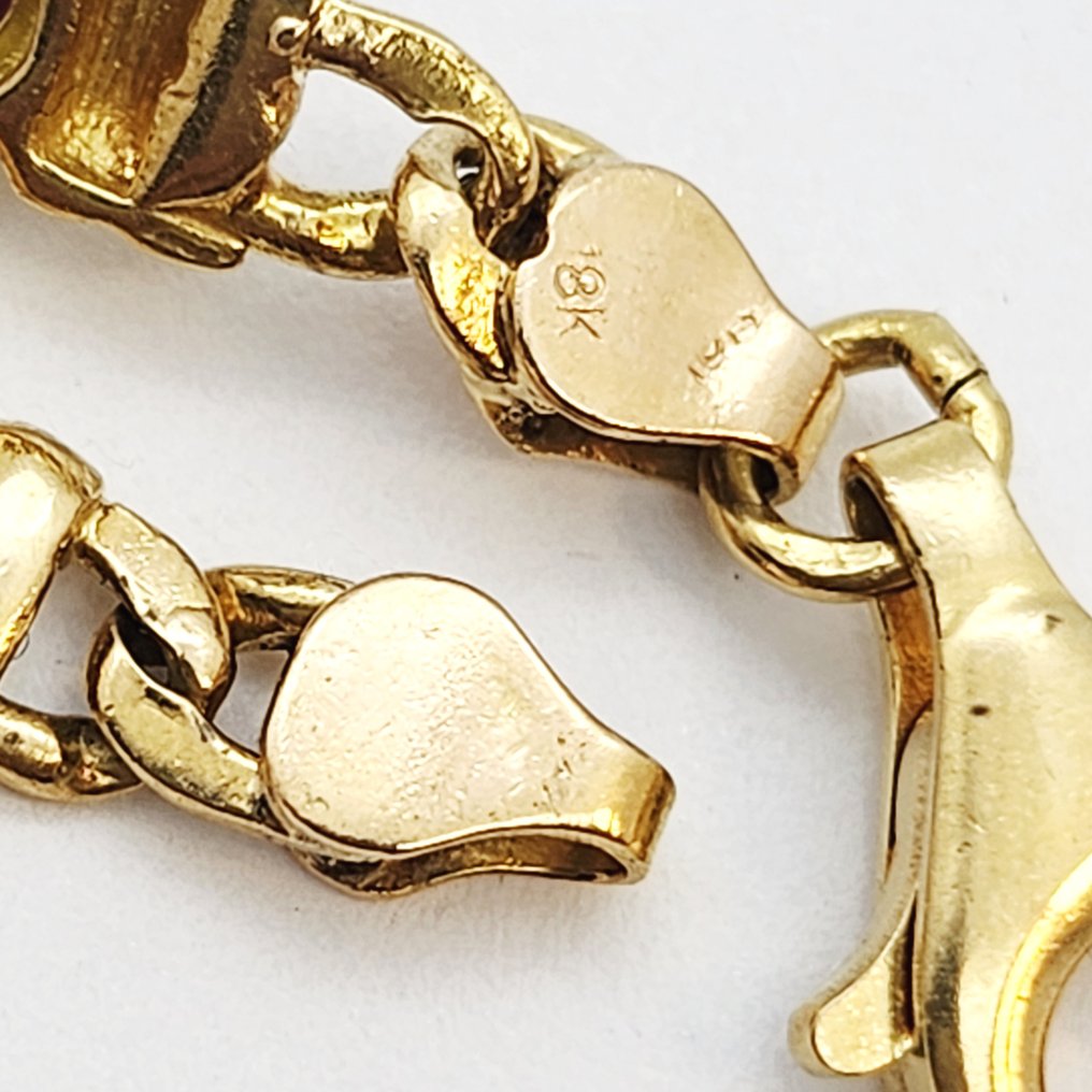 Δαχτυλίδι βραχίονα - 18 καράτια Κίτρινο χρυσό - 2.40ct. tw. Ρουμπίνι #4.3