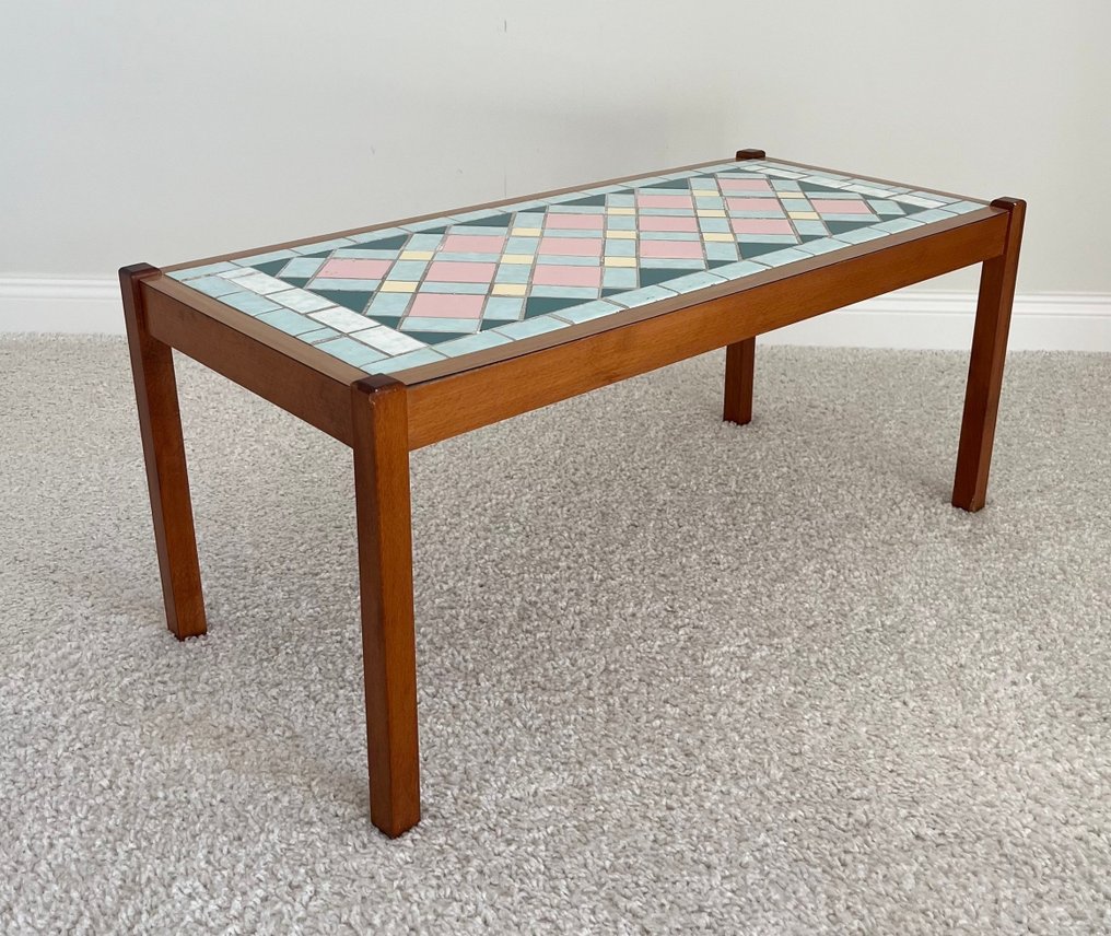 Side table - Wood, Ceramic #1.0