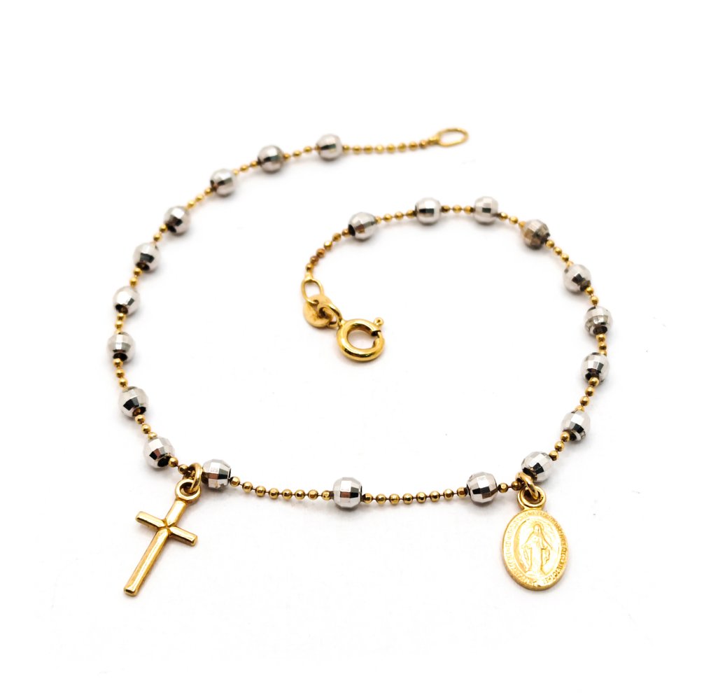 Armband - 18 kt Gelbgold, Weißgold #4.3