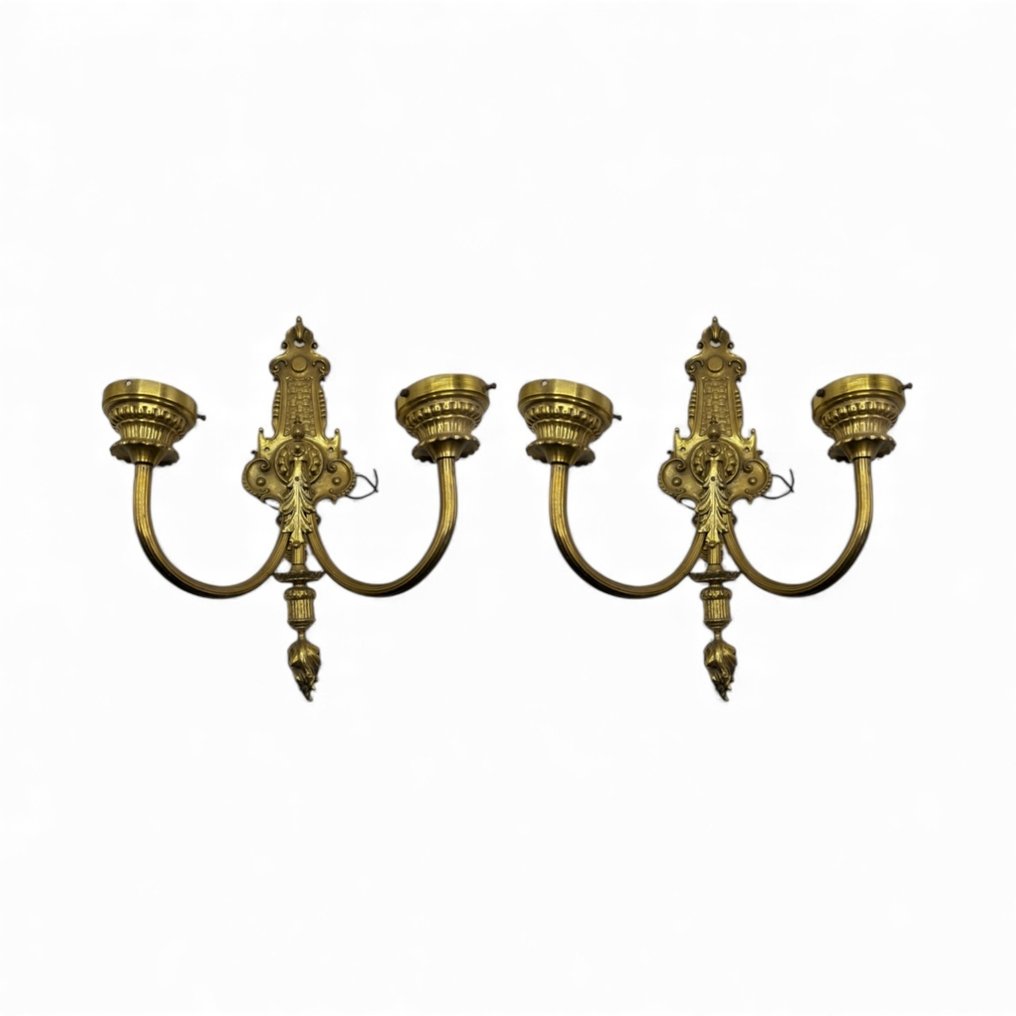 Lampada da parete (2) - Dorado Ormolu - Bronzo #2.1