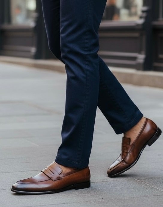 Paolo Scafora-UK10.5 Pennyloafers - Loafers - Size: EU 44.5 - New in box #1.0