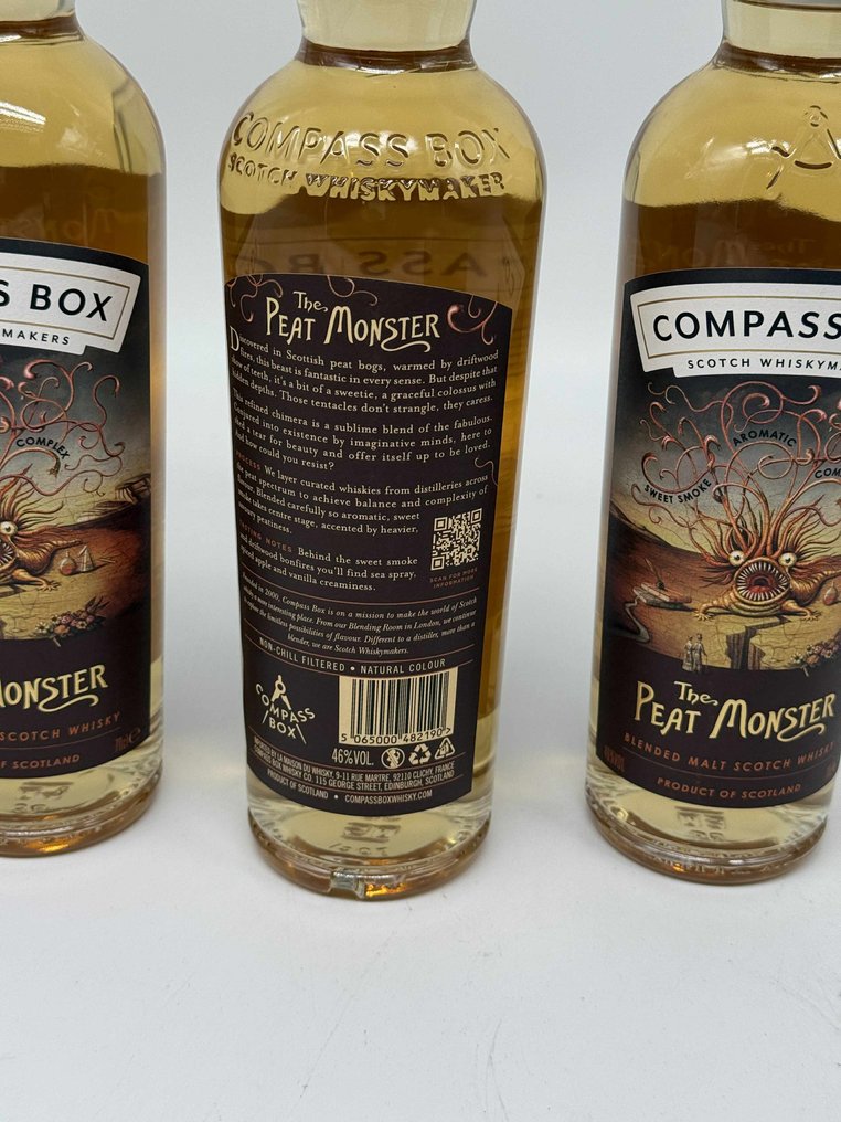 Compass Box The Peat Monster  - 70cl - 3 bottles #2.1