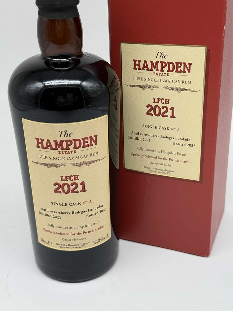 Hampden 2021 - LFCH Single Cask No. A - b. 2025 - 70cl #1.0