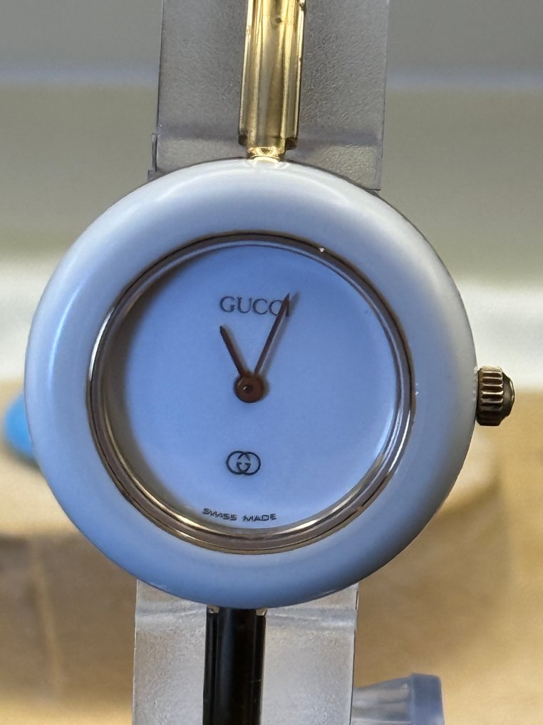 Gucci - Change Bezel Bangle Watch - 1100-L - Donna - 1990-1999 #4.3