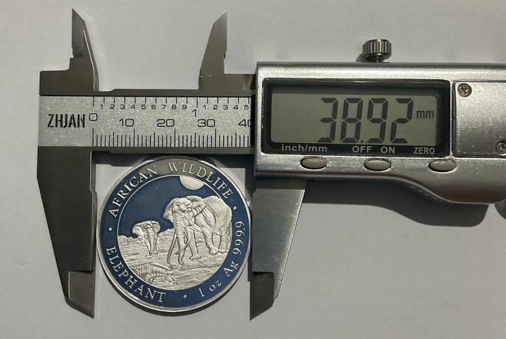 Σομαλία. 100 Shilling 2026 1 oz African Wildlife Elephant .999  (χωρίς τιμή ασφαλείας) #4.3