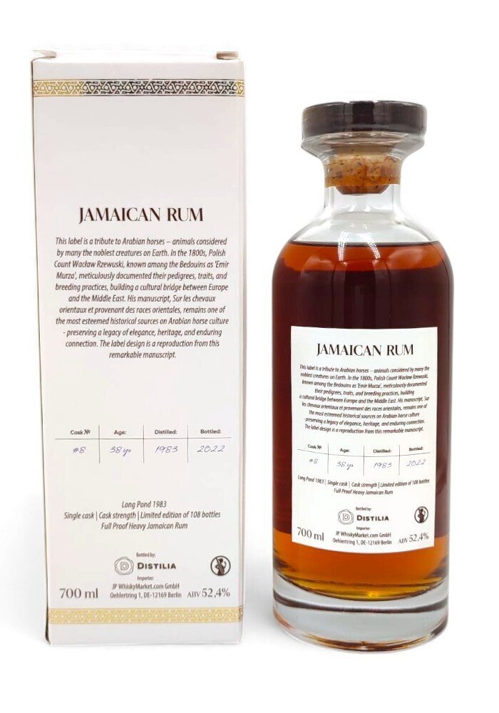 Long Pond 1983 38 years old Distilia - Sketches of the Past - Horses - b. 2022 - 700ml #4.3