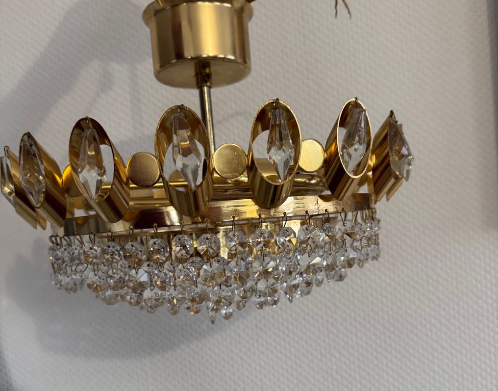 Csillár - Aranyozott, Kristály #1.0