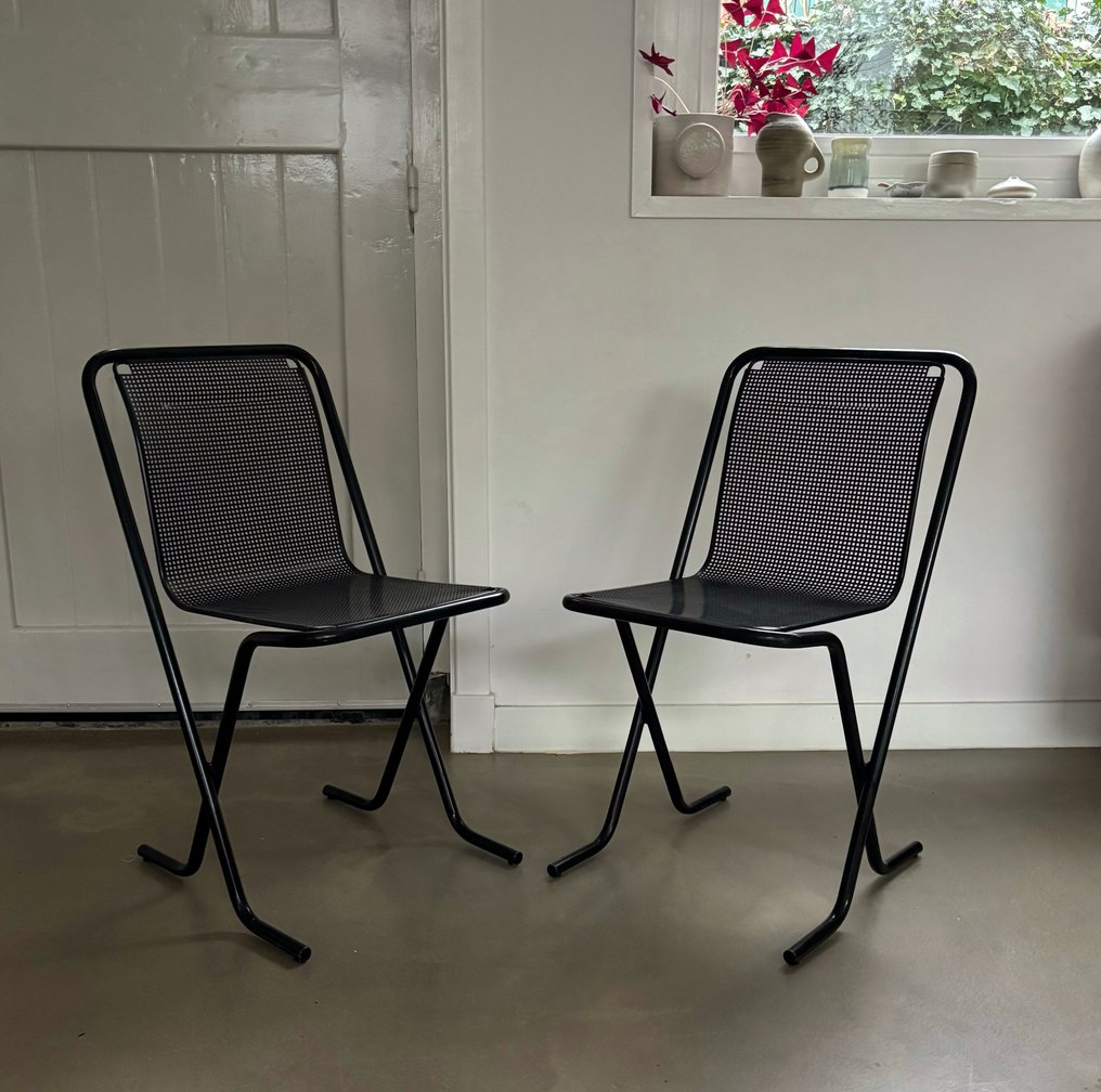 Arrben Italy - Canguro - Καρέκλα (2) - Μέταλλο - Καρέκλες σχεδίου που στοιβάζονται. #1.0