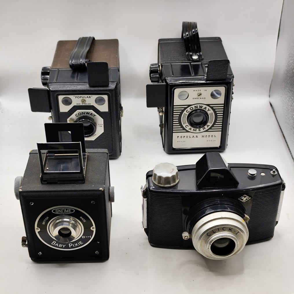 Agfa, Conway, Gnome Click I - 4x Box Analóg fényképezőgép #2.1