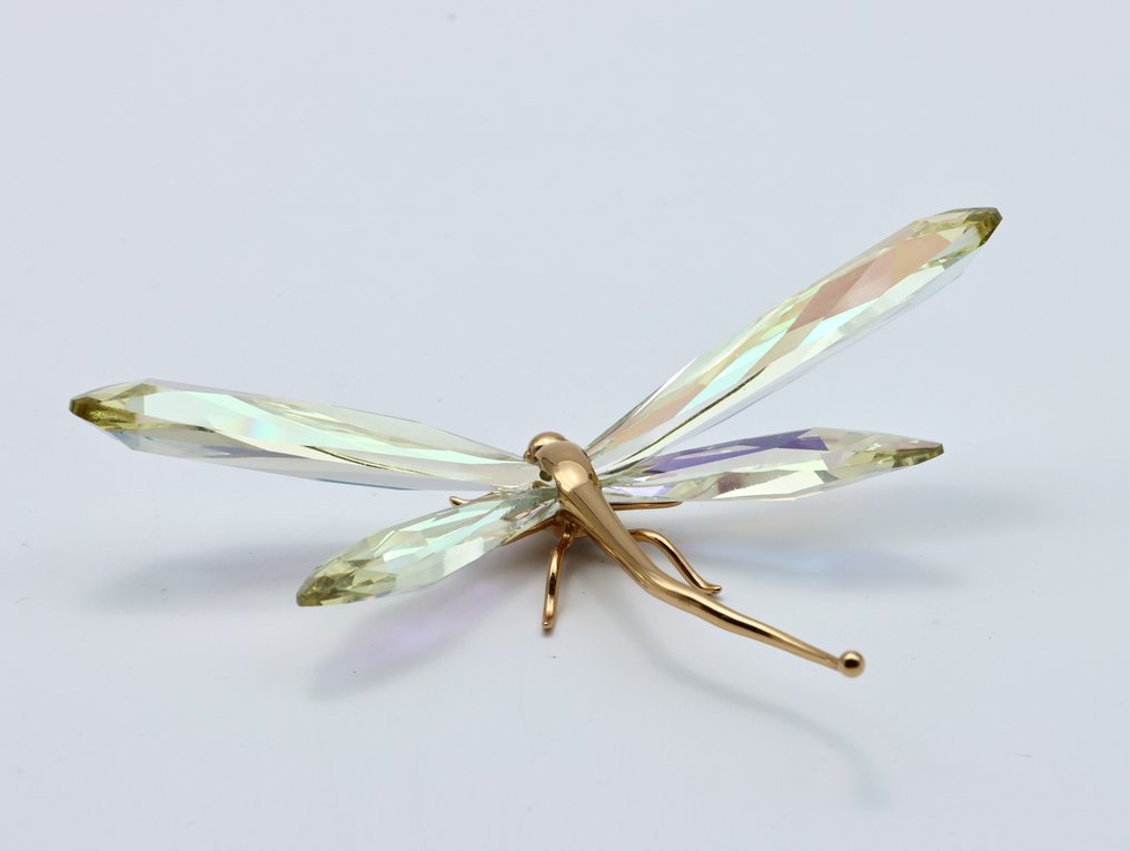 Statuetta - Swarovski - Paradise insect Adelia (Boxed + certificate) - Cristallo #4.3