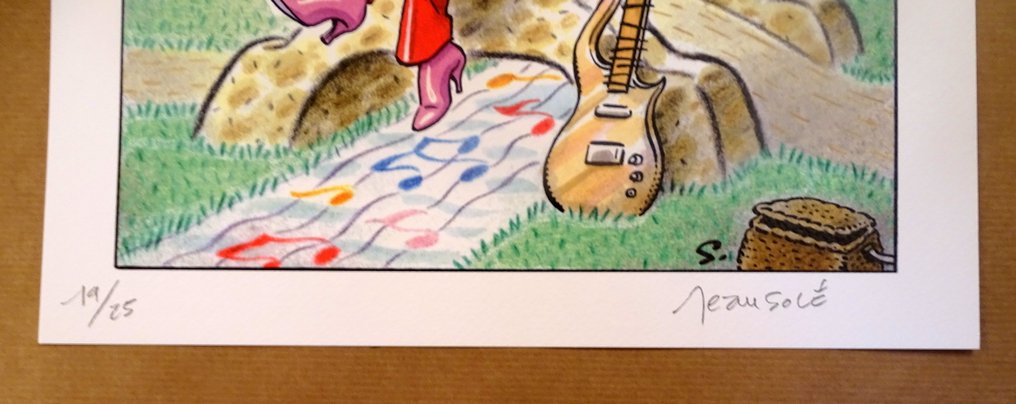 Solé, Jean - 1 Offset Print - Hommage à Prince #2.1