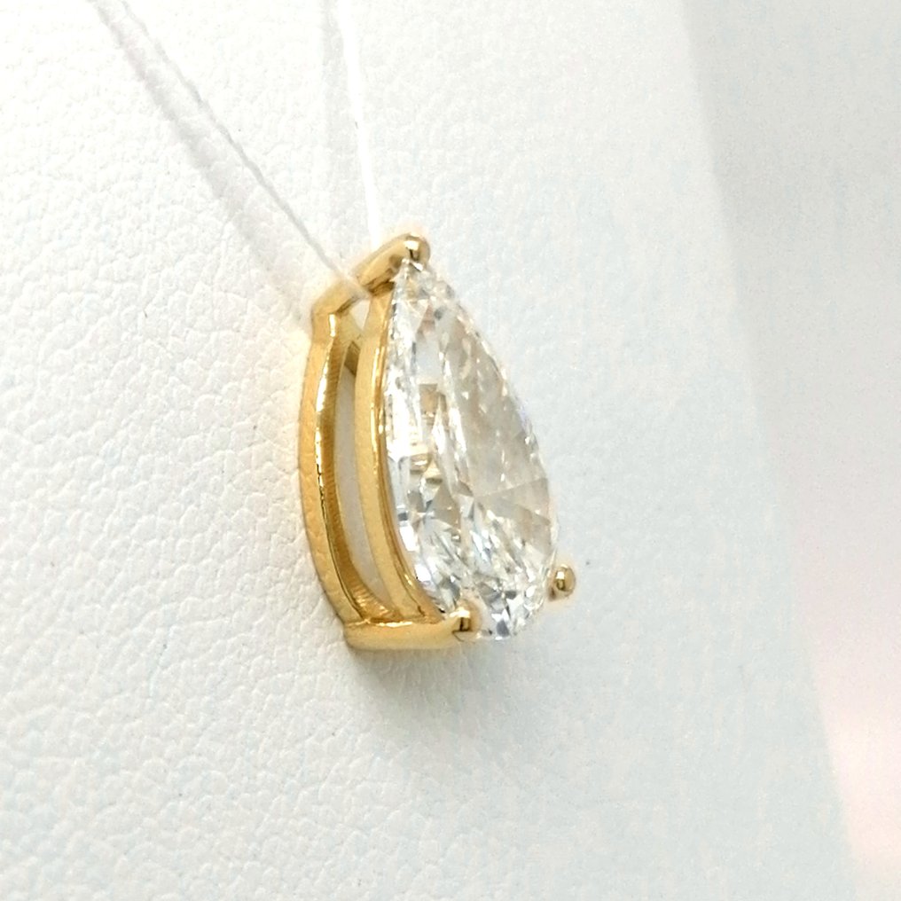 Ei pohjahintaa - Riipus - 18 kt. Keltakulta - 2.56ct. tw. Timantti (Laboratoriossa kasvatettu) #3.2