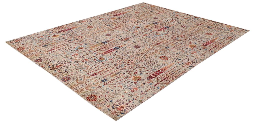 Handgeknüpfter Designer-Teppich – Sehr fein – Lebensbaum-Muster – Meisterstück - Teppich - 361 cm - 279 cm #2.1