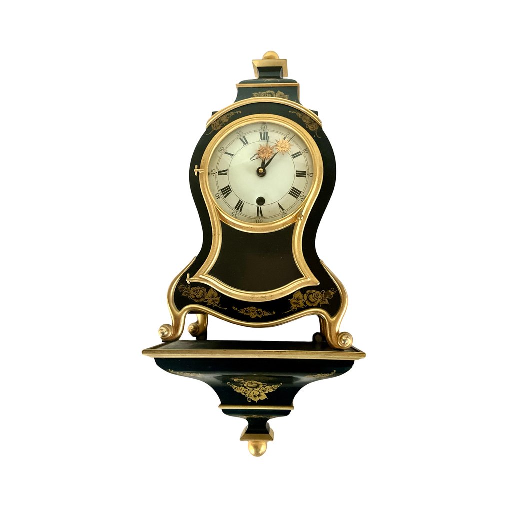 壁炉架时钟 - johnnid -   玻璃, 塑料, 金属 - 1960-1970 #1.0