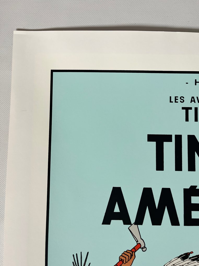 Tintin - Sérigraphie Escale -Tintin en Amérique #2.1