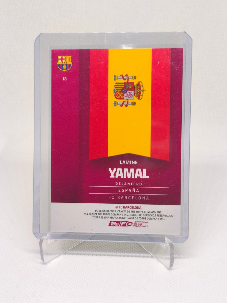 Topps Topps Lamine Yamal 38/199 序號卡, 壓膜, 平行卡, 限量版 - 1 Card - 狀況優良(EX) #1.0