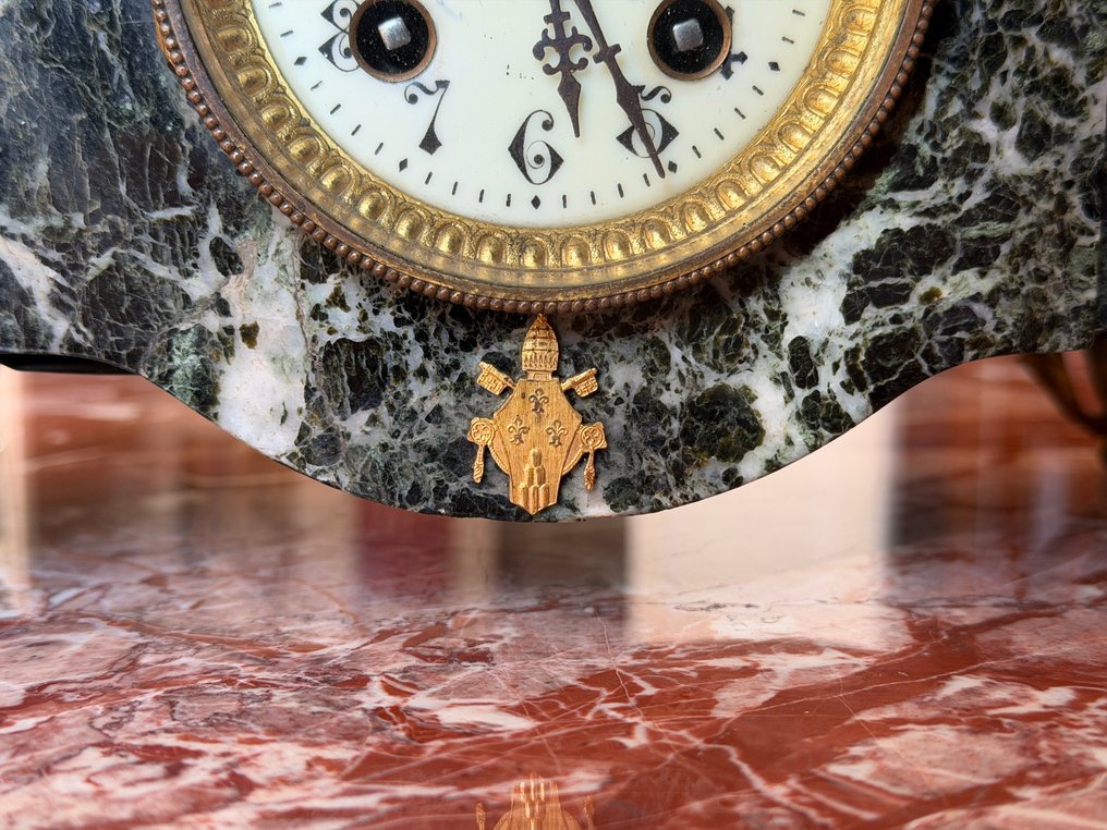 Mantel clock - Marble, Spelter - 1850-1900 #1.0