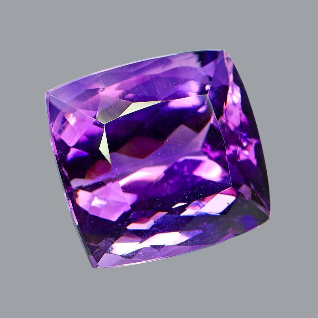 1 pcs  紫色 紫水晶  - 40.97 ct - 国际有色宝石协会（ICA GemLab） - 强-红-紫-巴西 #3.2