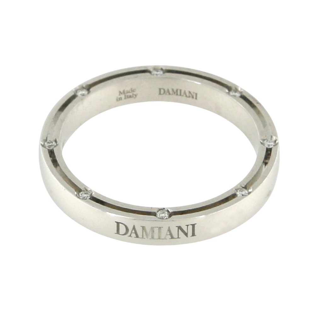 Damiani - 戒指 - 18 克拉 白金 -  0.16ct. tw. 鉆石 (天然)  #1.0