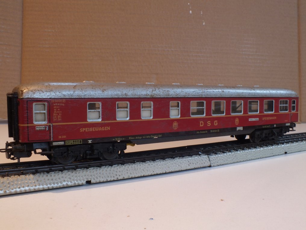 Märklin H0 - 3034 - Modelltog (1) - Togsett med E41, arbeidshesten til DB, med 3 hurtigtogvogner. - DB #4.3