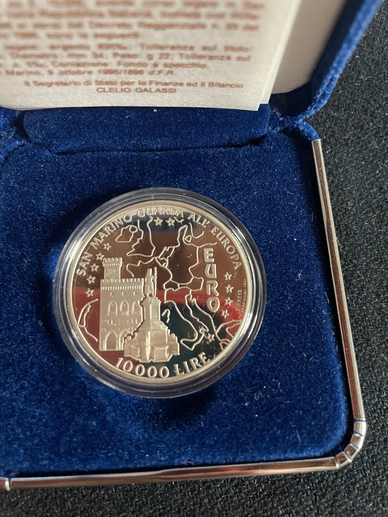 Σαν Μαρίνο. 10.000 Lire 1996 (χωρίς τιμή ασφαλείας) #1.0