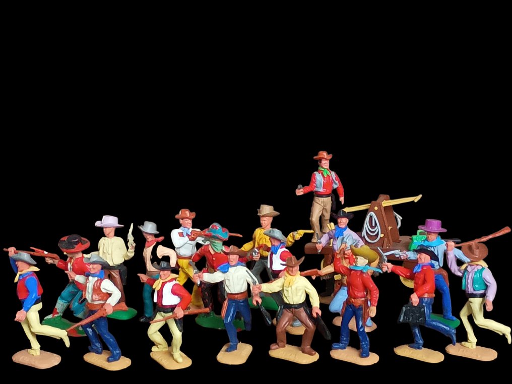 Icon - Timpo Toys: Plastic cowboys and desert scene - Plastic #1.0