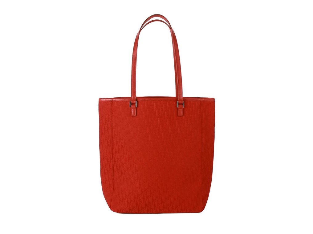 Christian Dior - Red Monogram Canvas & Leather - Tote bag #2.1