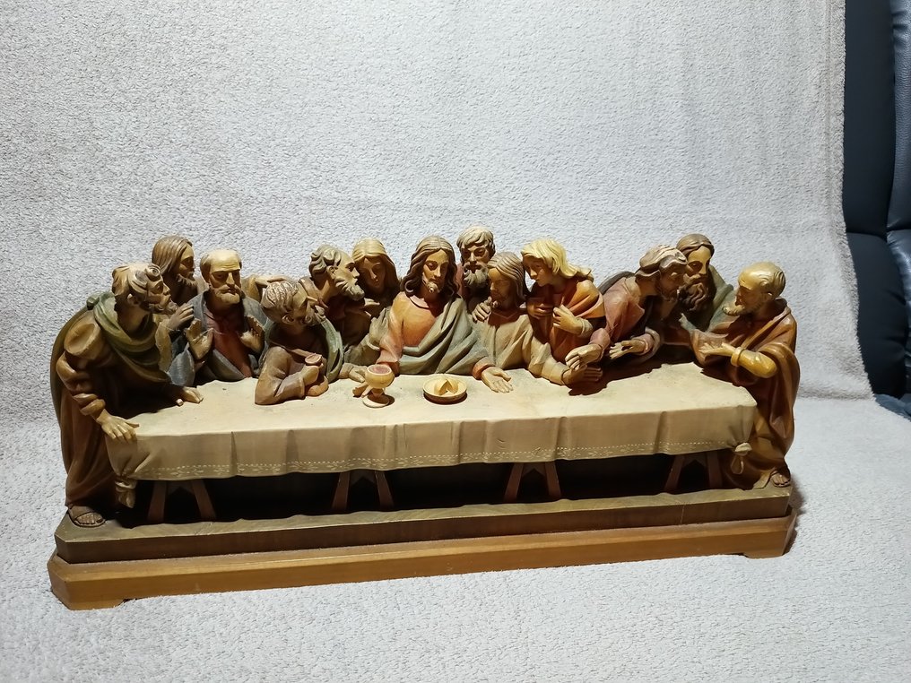 Anri - Osvaldo Moroder - 玩具人偶 - La Cène - 53 cm - 木 #2.1