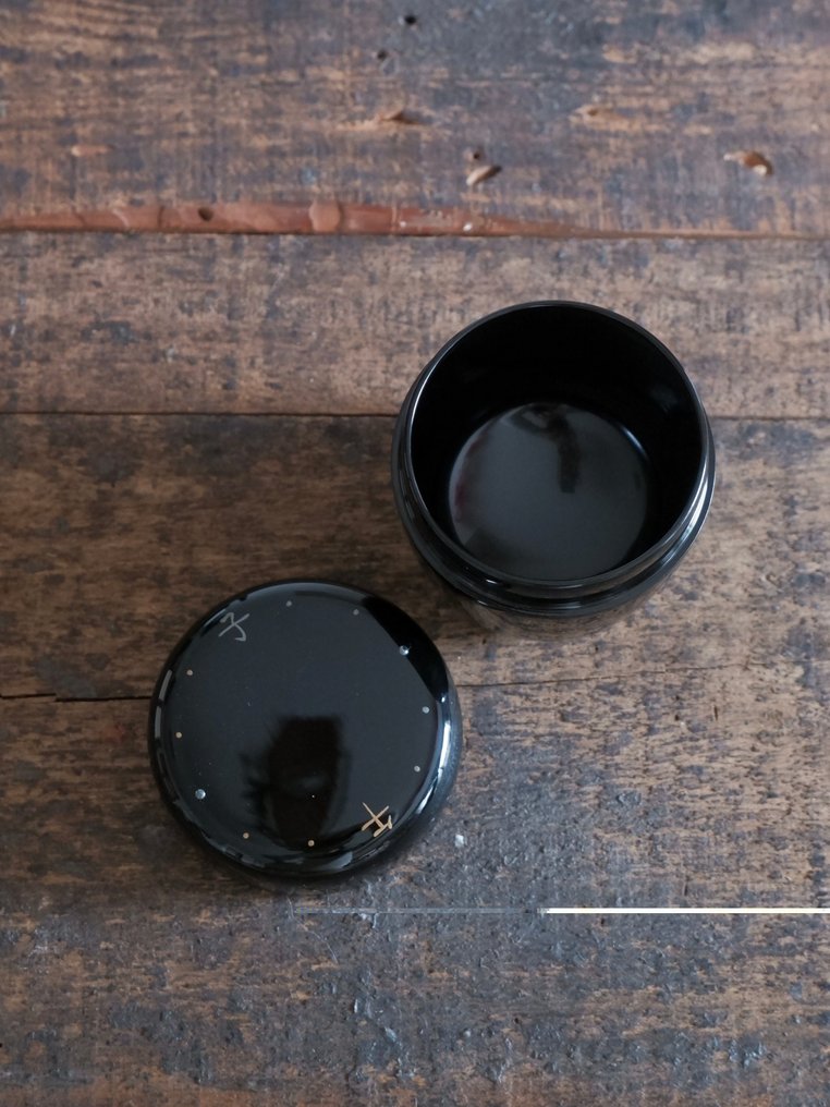 林宗良 - Scatola - Legno - Scatola di tè in lacca nera #4.3
