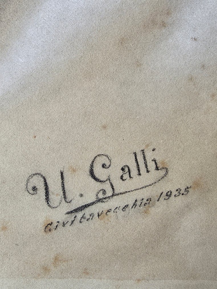 U. Galli (XIX-XX) - Ritratto Giovane donna Eritrea (Orientalista) #4.3