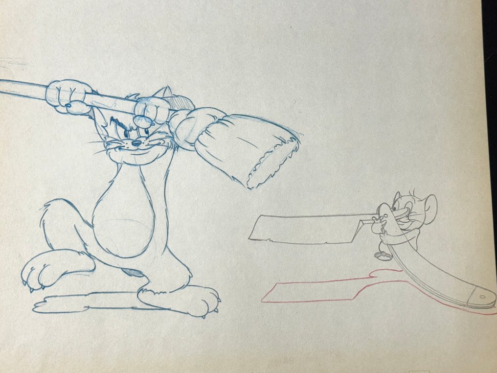 MGM (1963) - Animationszeichnung, limitierte Auflage vom Personal, sehr hohe Qualität - Tom and Jerry #2.1