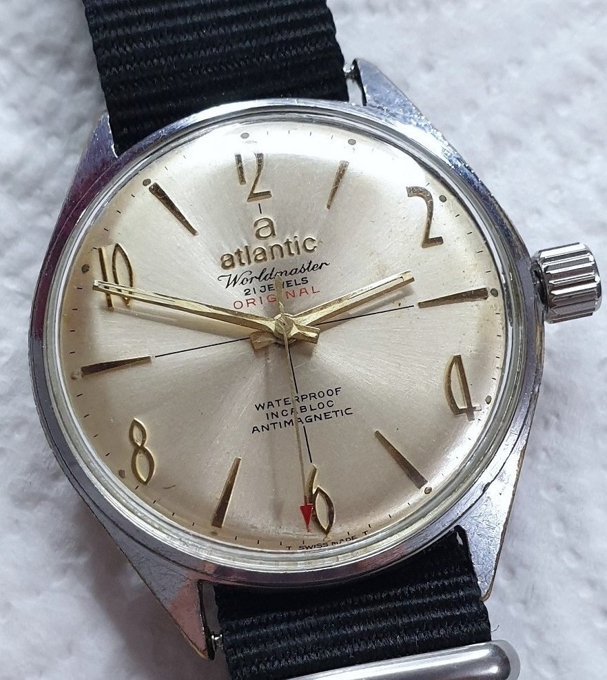 Atlantic Worldmaster BigCrown - (Wehrmachtswerk) - Ingen mindstepris - Mænd - 1960-1969 #1.0