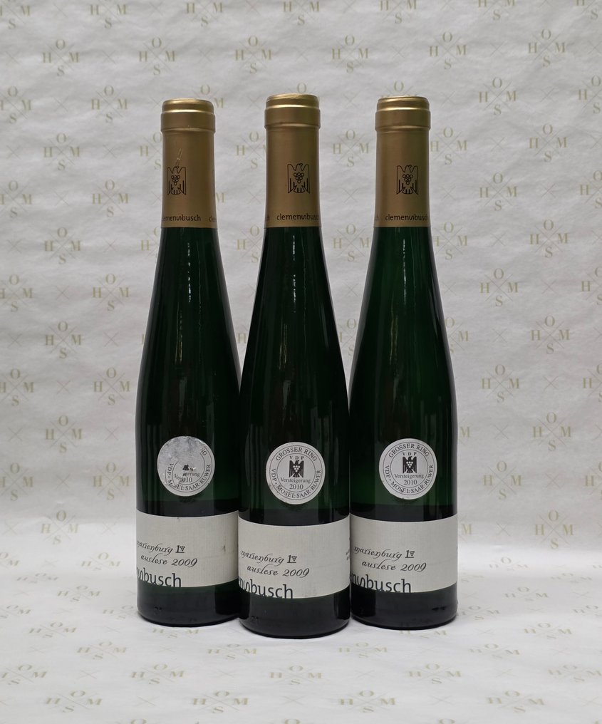 2009 Weingut Clemens Busch, VDP auctioned 2010, Riesling Lange Goldkapsel - Moezel Auslese - 3 Halve fles (0.375 L) #1.0